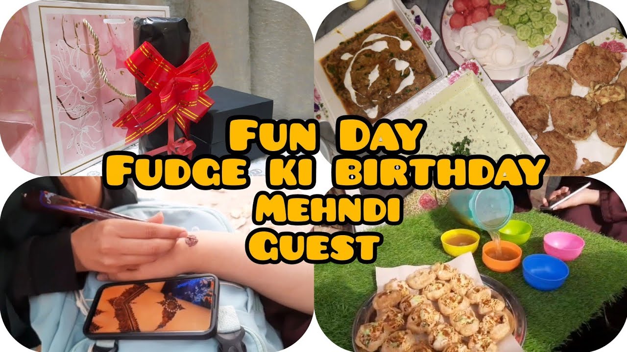 University may mehndi lagai😂| Golgappy😋| Kabab karahi banai | Fudge ki birthday| Mehwish Mehar Vlogs