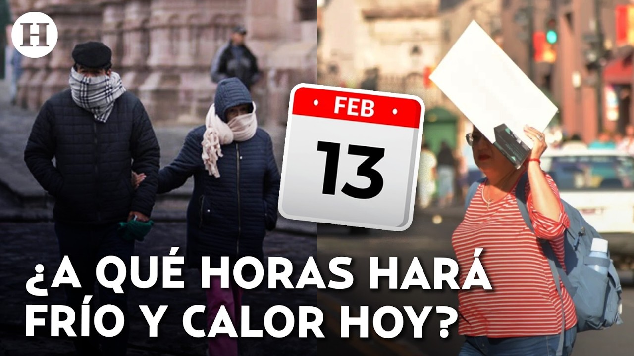 ¡Frío y calor en México! Hasta 4 grados en estos estados y calor intenso en estas zonas del país