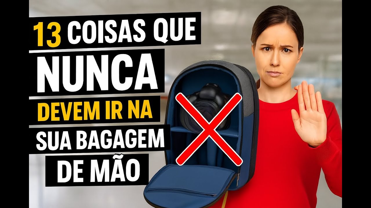 13 Coisas que Nunca Devem Ir na Sua Bagagem de Mão