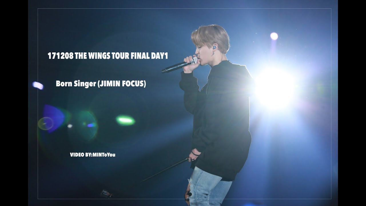 171208 THE WINGS TOUR FINAL Born Singer JIMIN FOCUS