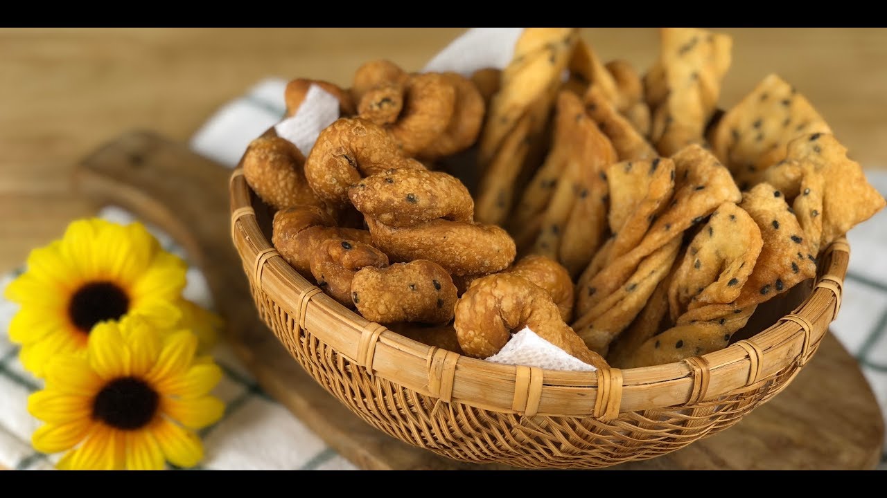 【彬彬有院】食•传统年节小吃---炸排叉和炸麻花//Traditional Chinese finger food