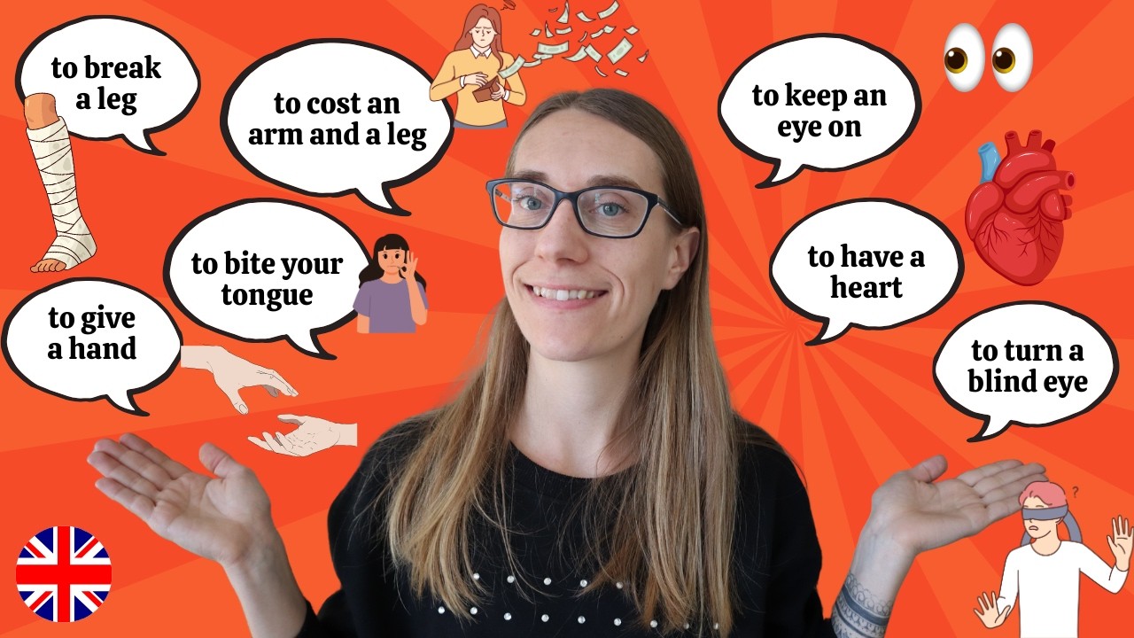 Body idioms: Naučte se 7 užitečných idiomů s částmi těla 👁️