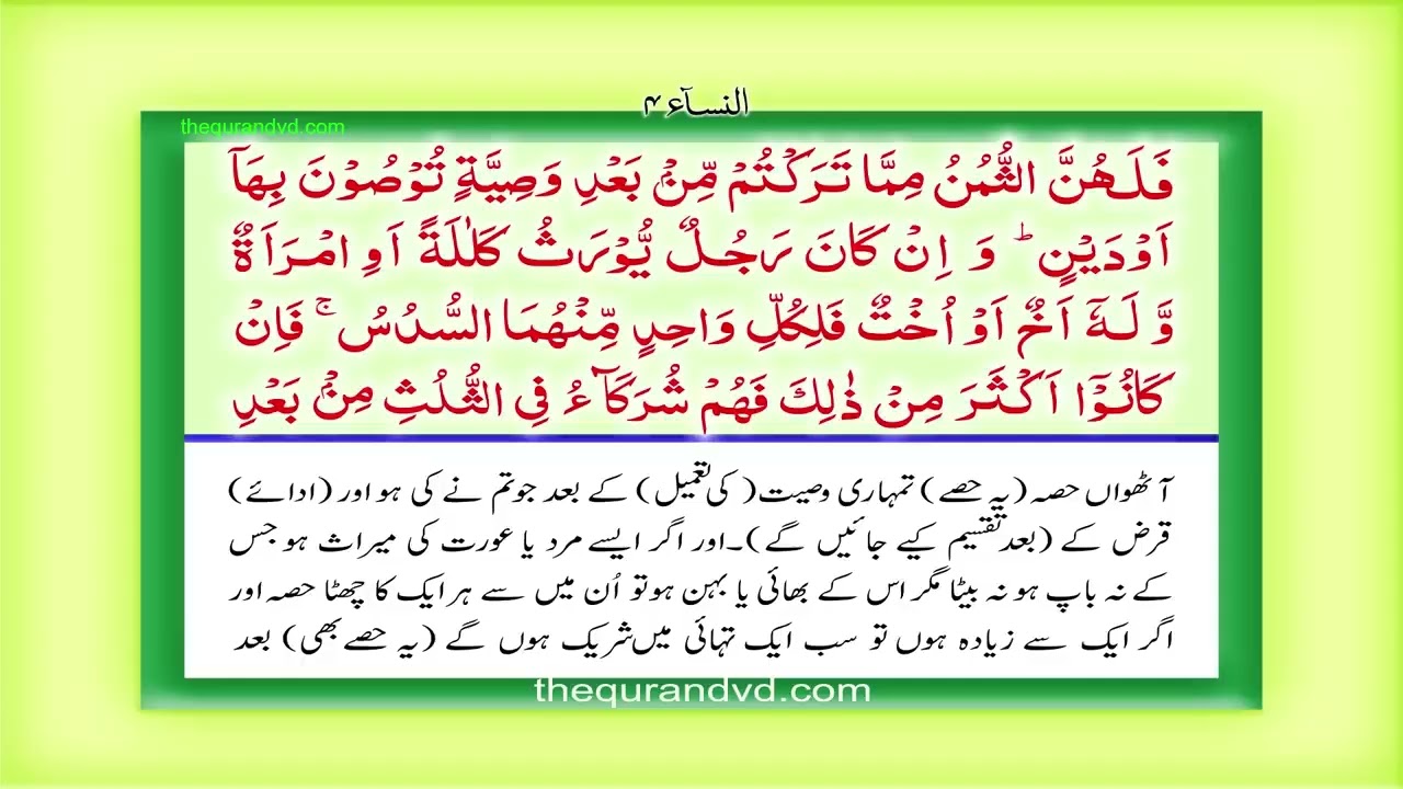 Surah 4 al Nisa