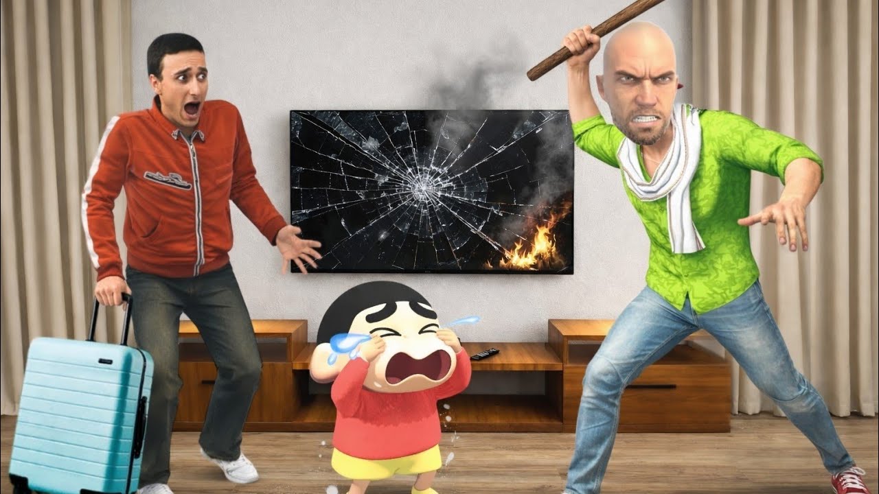 Shinchan Ne Franklin Ki TV Tod Di! | Indian Theft Auto Simulator 