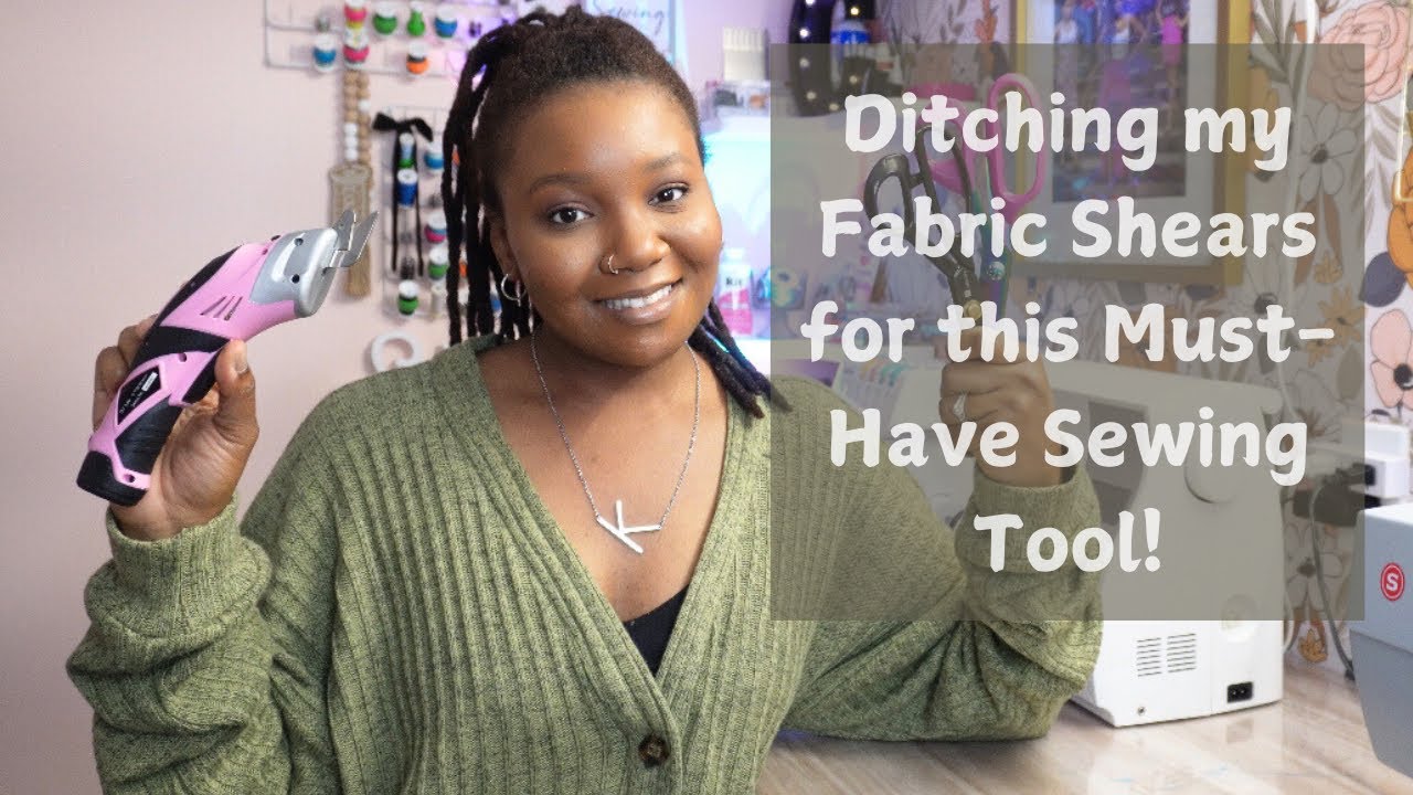 Hack for Sewists! Cordless Electric Scissors Review (Perfect for Carpal Tunnel & Arthritis Relief!