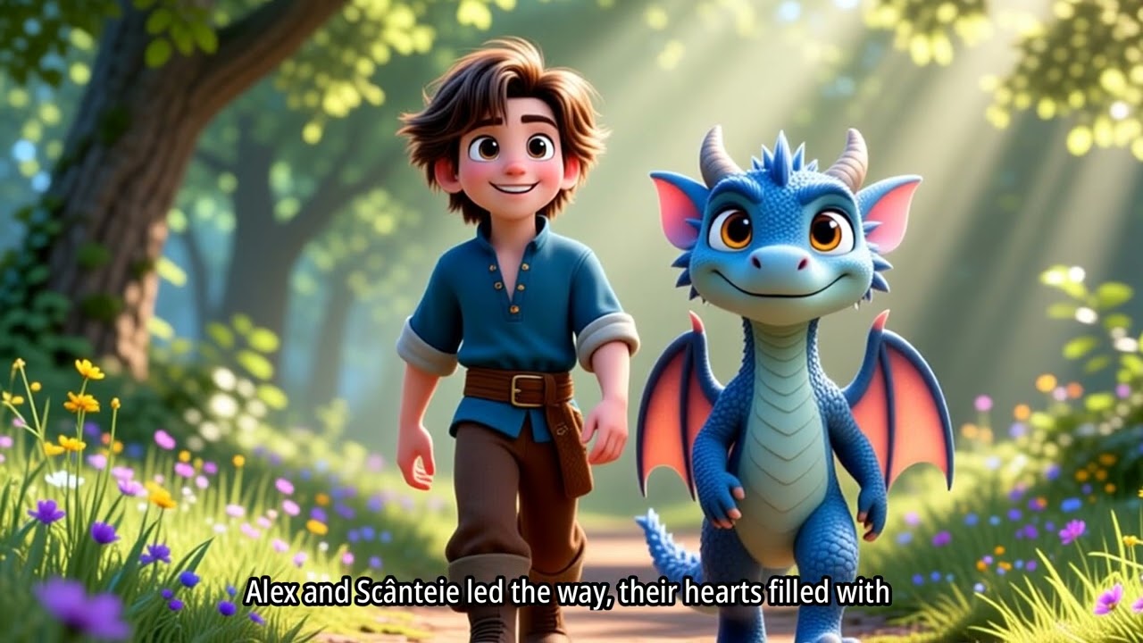 The Brave Boy and the Gentle Dragons: A Magical Adventure in the Enchanted Forest | Dragon Stories