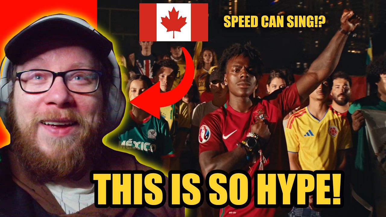Canadian STUNNED By World Cup ANTHEM! | IShowSpeed - World Cup (Champions) Reaction