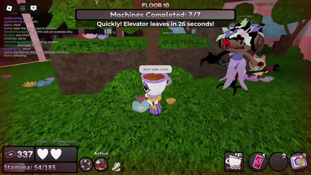 Distractors Teagan - Macrusher Run Floor 20+ - Dandy's World