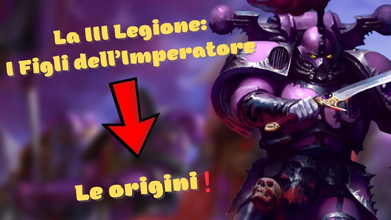 La III legione, i Figli dell'Imperatore, Origini - Warhammer 40.000 Lore ITA (Emperor’s children #1)