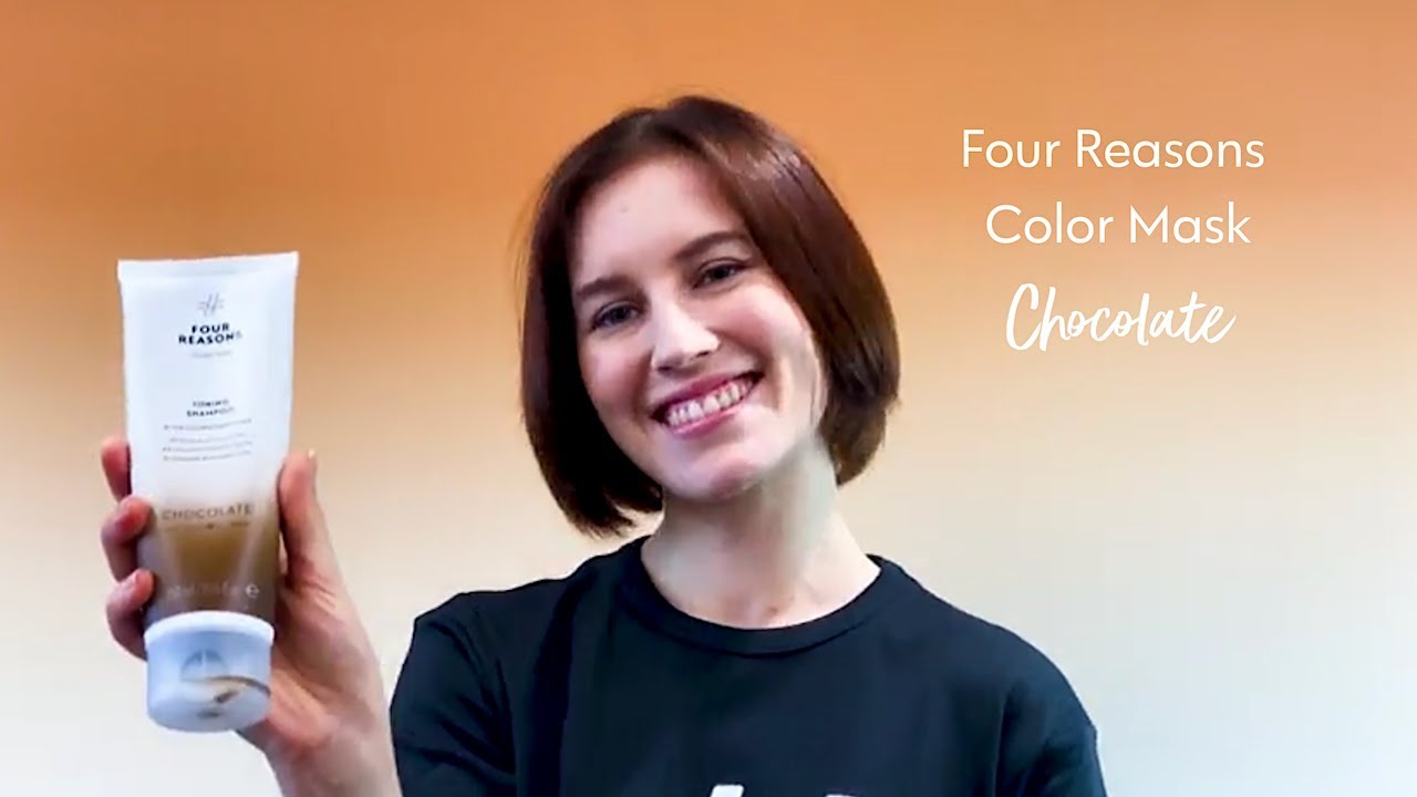 HOW TO: DIY Hair Color Refresh with Four Reasons Color Mask Chocolate Shampoo & Treatment