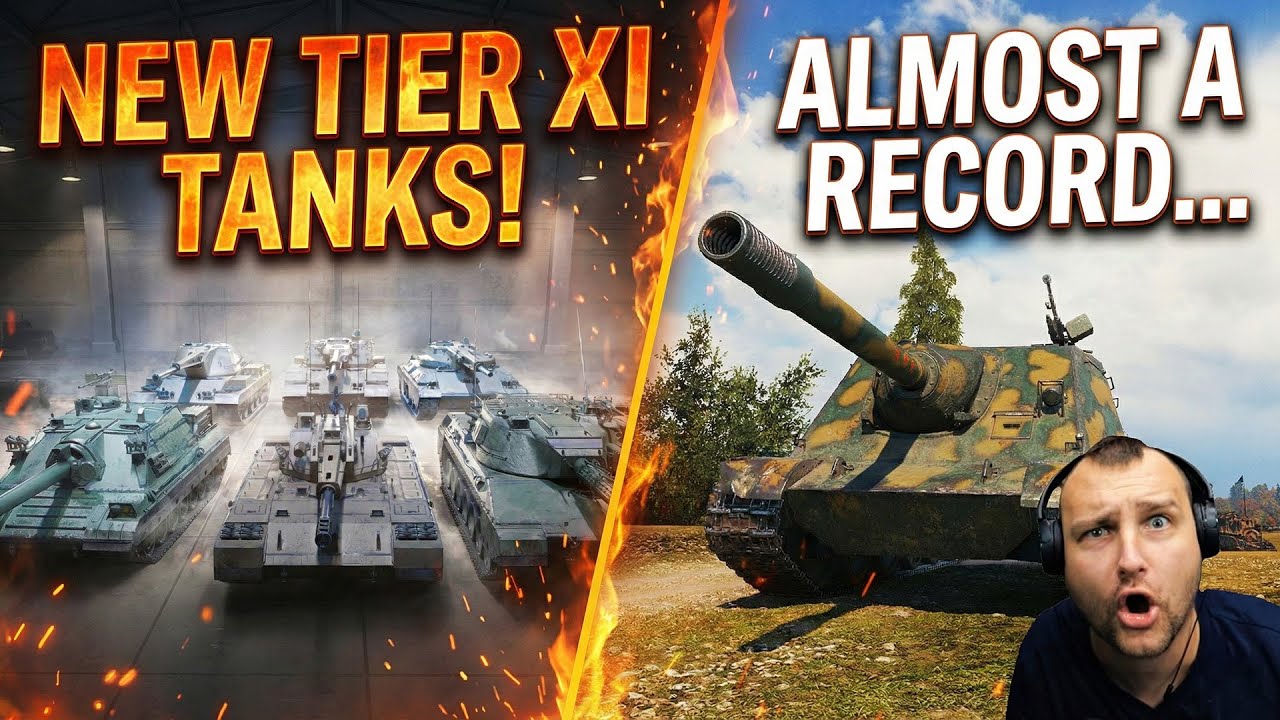 NEW Tier XI Tanks Revealed + My INSANE Near-Record Game!