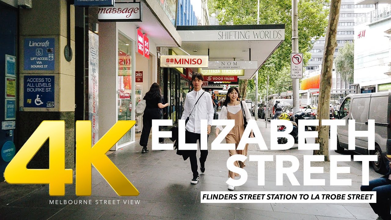 Explore Melbourne :  Elizabeth Street - Home of motorcycles and cameras - Melbourne - 4K Ultra HD