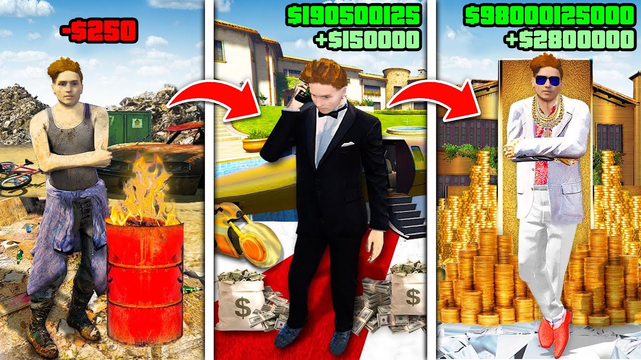БЕДНЫЕ против МАКСИМАЛЬНО БОГАТЫХ в GTA 5! (Модификации)