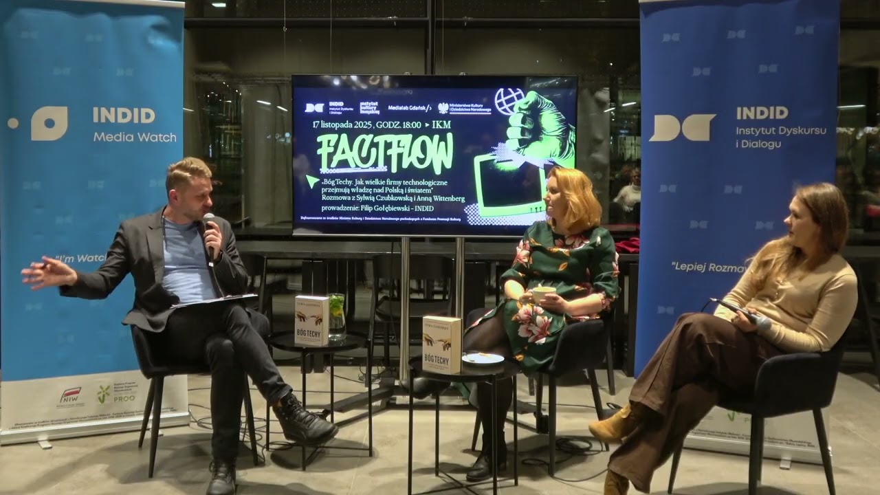 FactFlow #6 Czy firmy technologiczne są nowym Bogiem?  - Sylwia Czubkowska, Anna Wittenberg