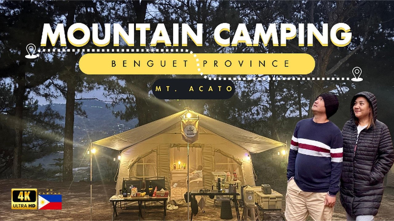 MOUNTAIN CAMPING | Mt. Acato Benguet | 4K | Naturehike | Car Camping Philippines #mountains #camping