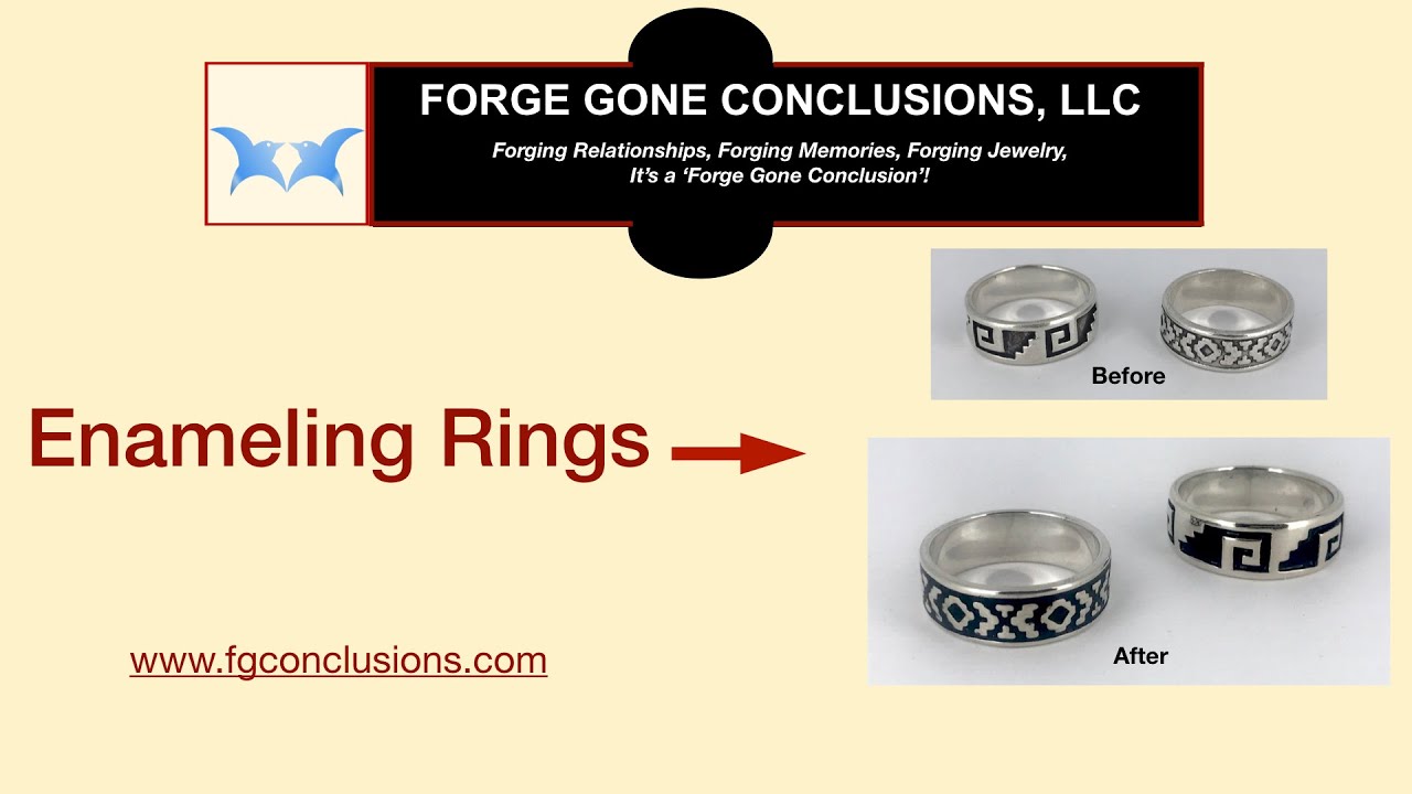 Enameling Rings - Jewelry Repairs