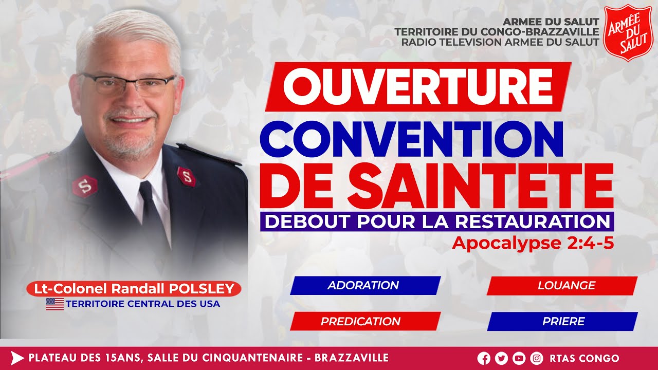 🔴CULTE D'OUVERTURE DE LA CONVENTION DE SAINTETE 2025
