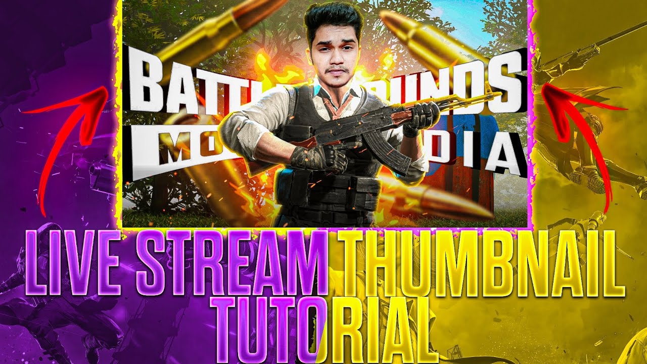 Live stream gaming thumbnail tutorial #gaming #thumbnail #tutorial
