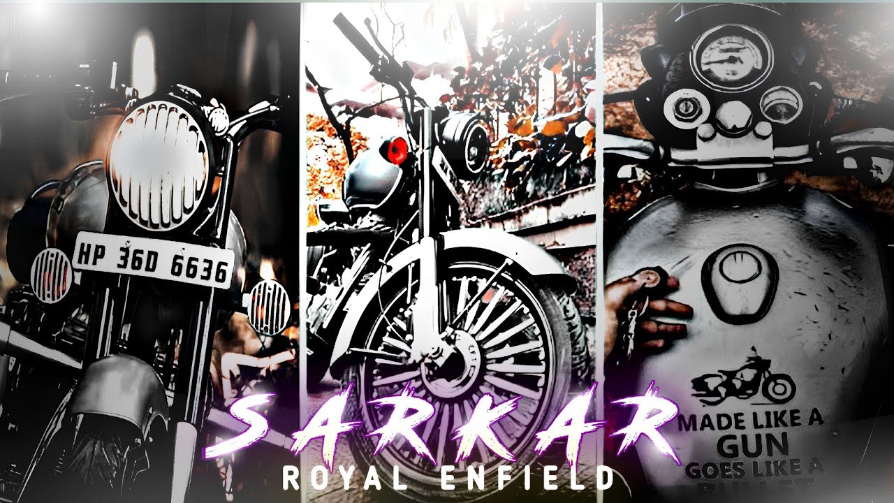 SARKAR BULLET EDIT  ROYAL ENFIELD EDIT | SARKAR SONG  BULLET LOVER STATUS SARKAR EDIT#status #shorts