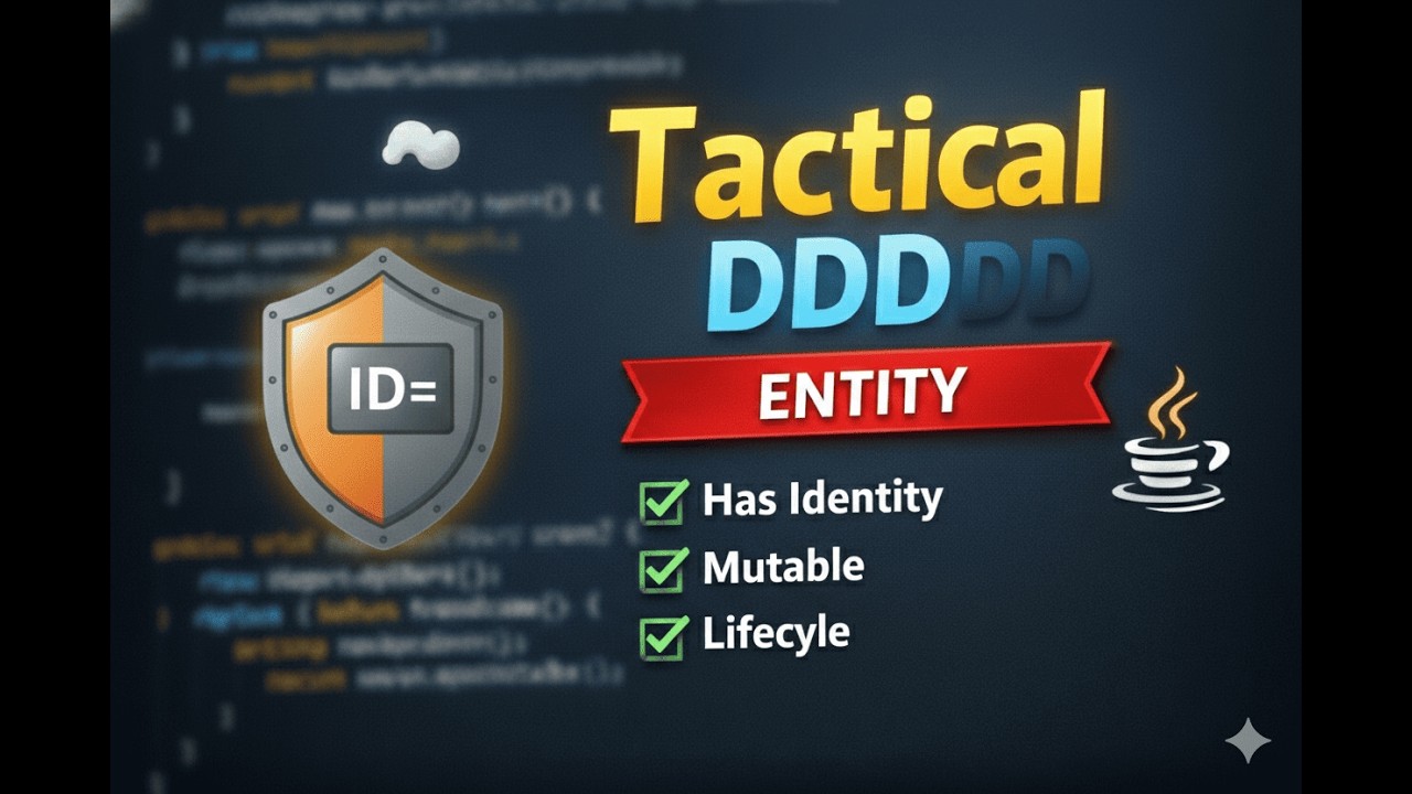Entity | DDD Tactical Pattern Example