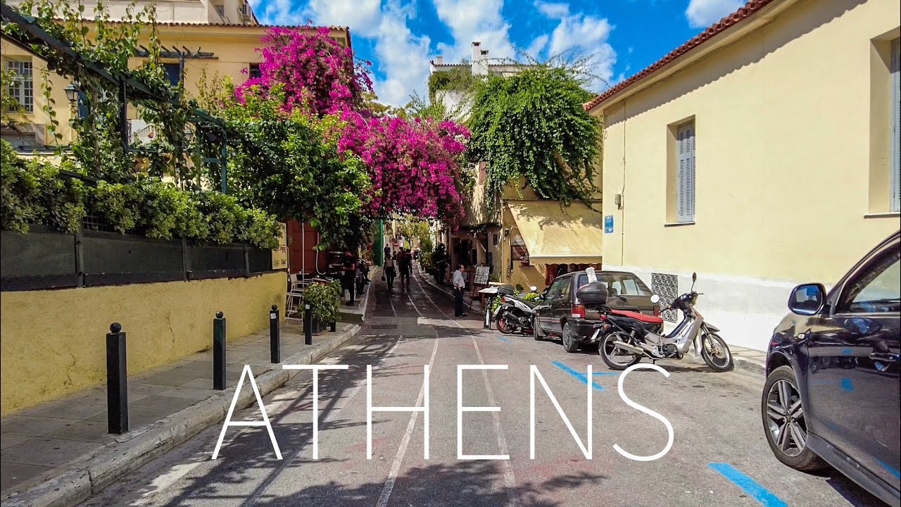 Greece, Athens 🇬🇷 Septembre 2022 - 4K HDR Walking Tour