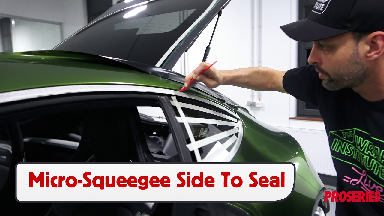 Achieve Flawless Vinyl Wraps in Tight Spaces: Explore the PROFINISHER Mirco Squeegee and Tricks