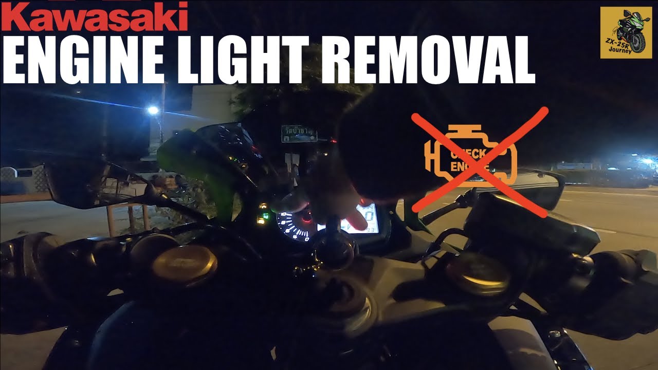 Kawasaki Check Engine Light removal