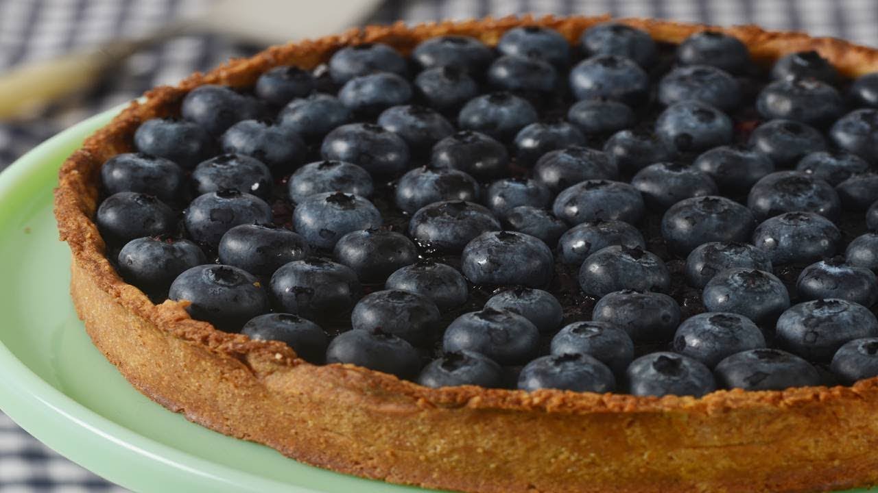 Blueberry Tart Recipe Demonstration - Joyofbaking.com