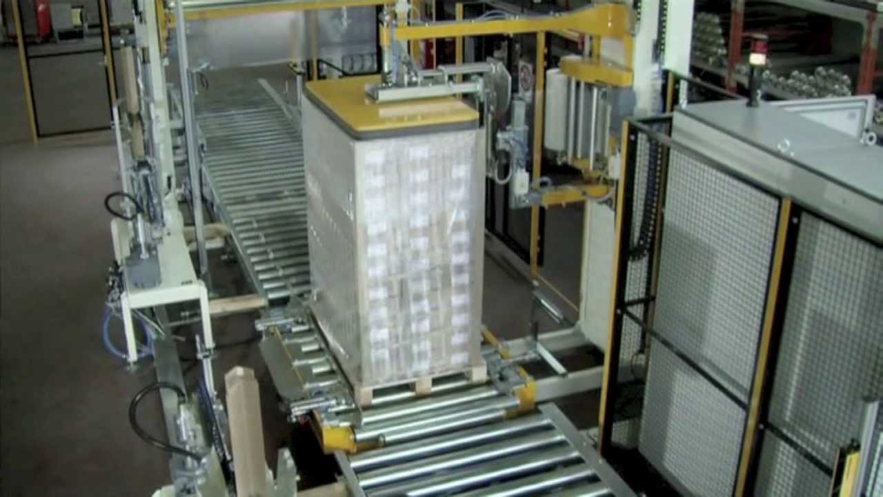 Ausloos Tosa wrapping machines with turn table