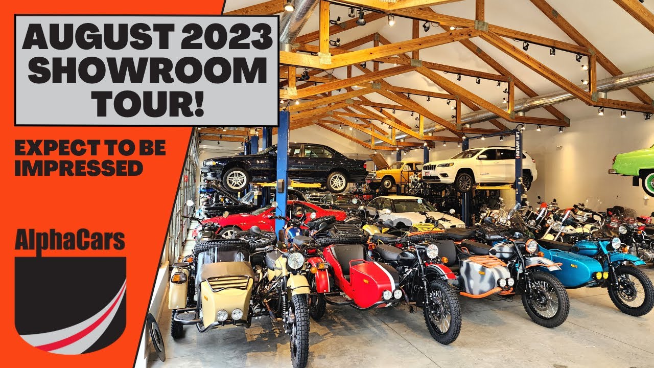 What's new at AlphaCars & Motorcycles? August 2023 Showroom Tour