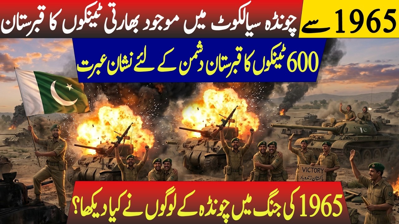 Chawinda (Sialkot): The Grave//yard of 600 Indian Tanks | 1965 W//ar Story