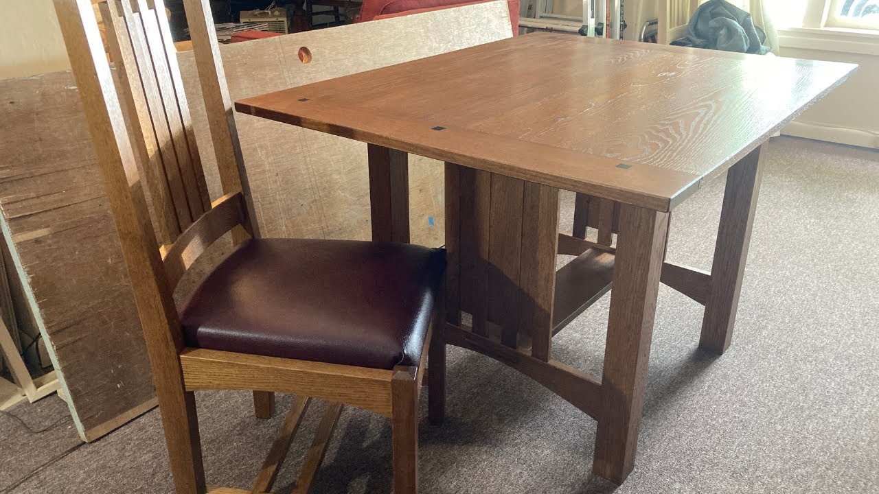Mission Style Dining Table Part 3 -The Base