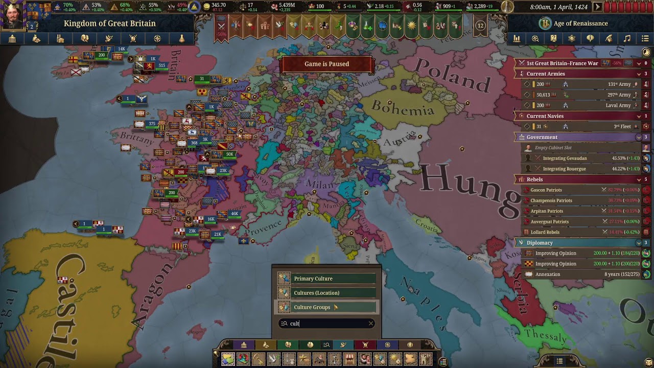 Is England BETTER France? IN EU5
