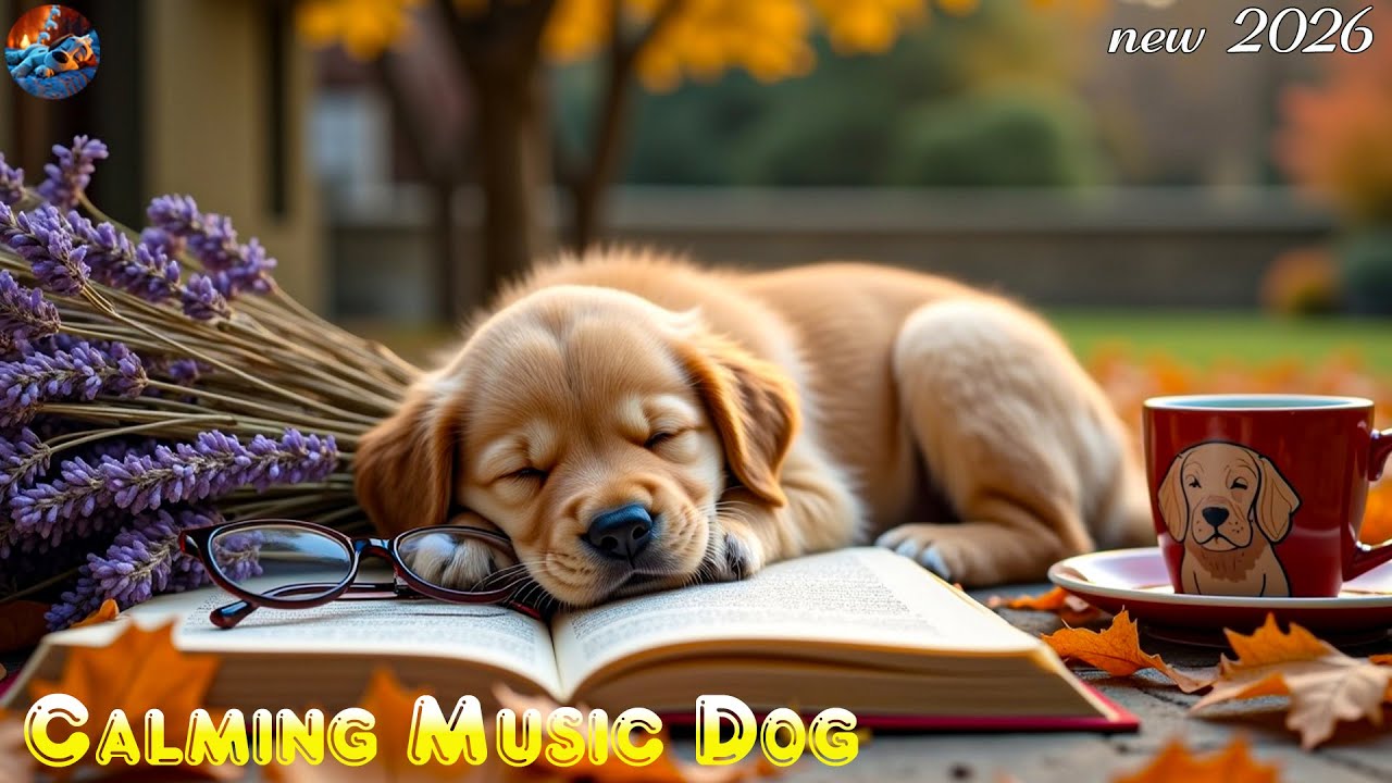 12 Hours Dog Relaxing Music🐶🎵Calming Sleep Music for Dogs 💖Separation Anxiety Relief & Deep Healing