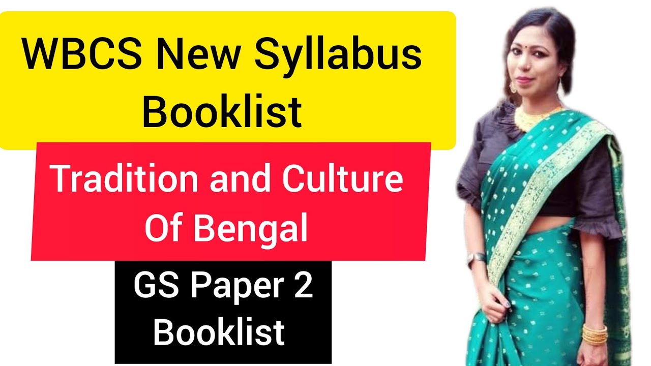 Book list for WBCS 2025 New Syllabus || Tradition and Culture of Bengal complete Booklist || WBCS||