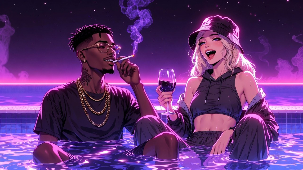 Midnight Poolside Smoke Playlist — 420 Vibe Music | OG Chill Rap • West Coast • Stoner Mood
