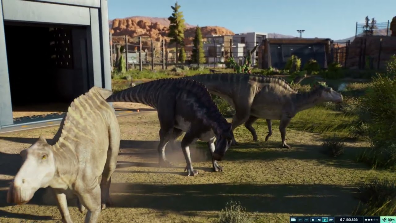my dinosaur are trying to escape in Jurassic World Evolution 3