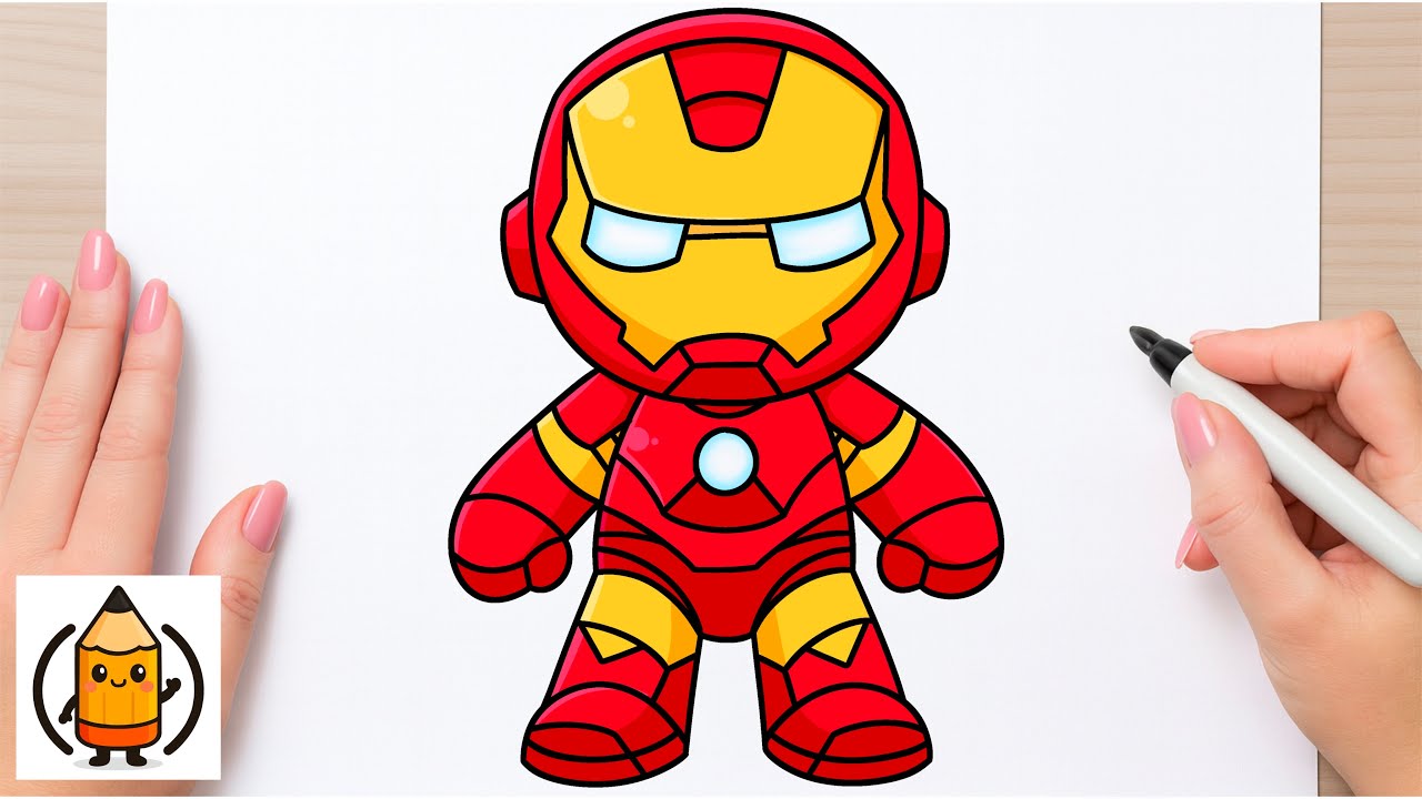 How To Draw Iron Man For Beginners | EASY Drawing Tutorial 