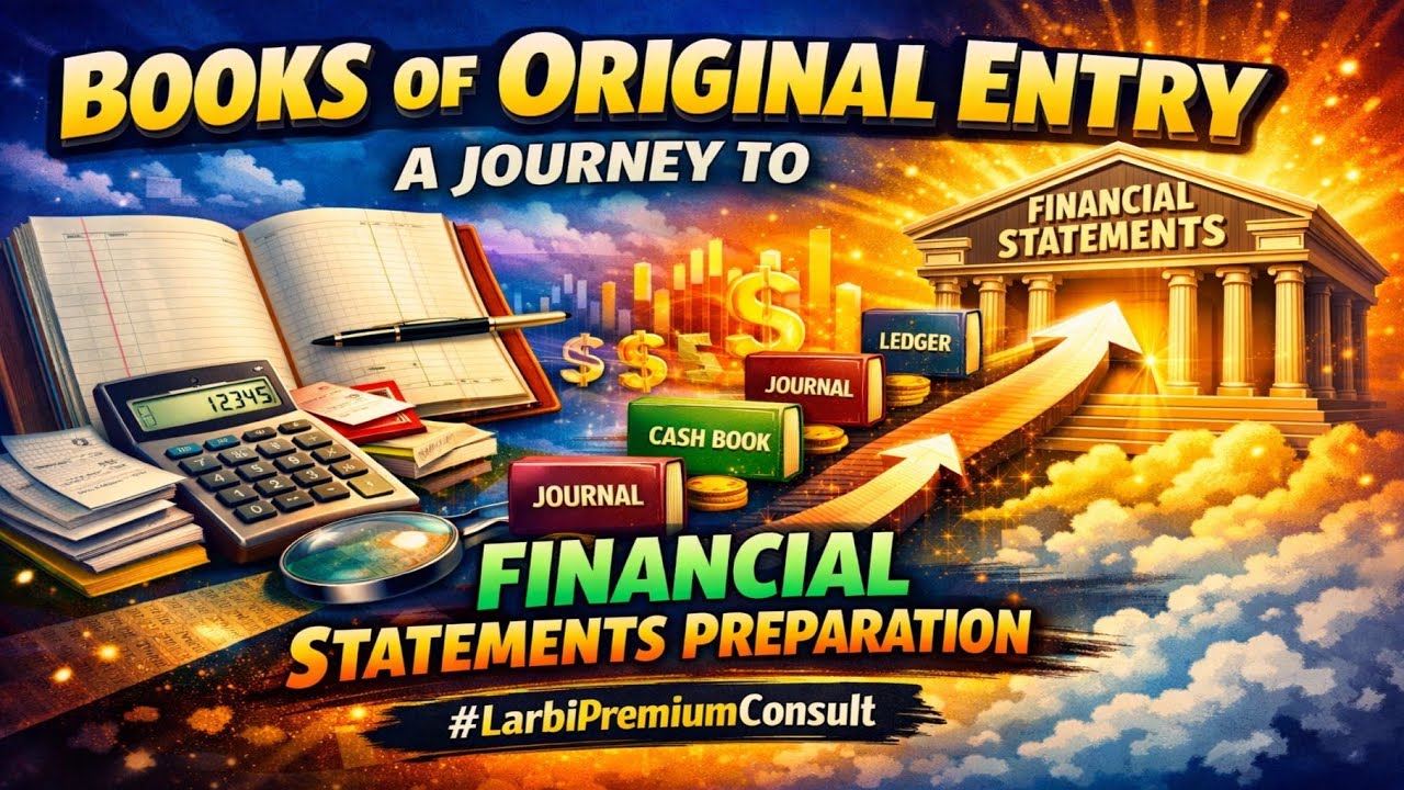 BOOKS OF ORIGINAL ENTRY: A JOURNEY TO FINANCIAL STATEMENTS PREPARATION (PART 1)