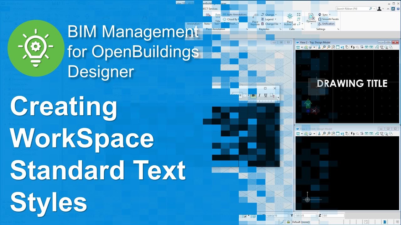 Creating WorkSpace Standard Text Styles