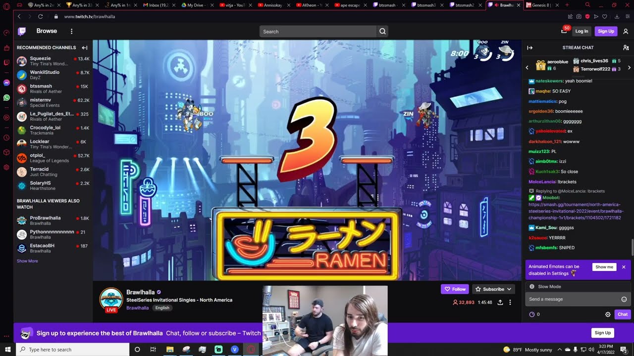 moistcr1tikal Stream Apr 17th, 2022 [Brawlhalla]
