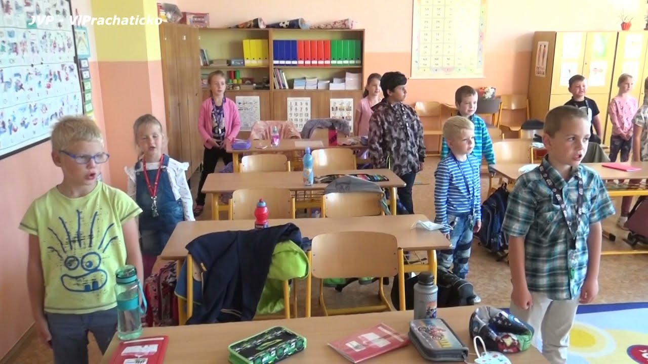 Prvňáčci ZŠ Volary v akci - 2. září 2021