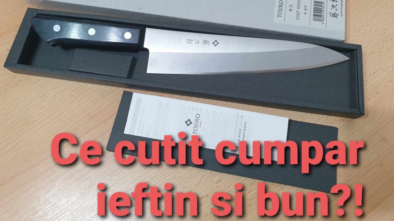 Tojiro Basic VG10 - Posibil cel mai bun cutit japonez  de calitate ieftin