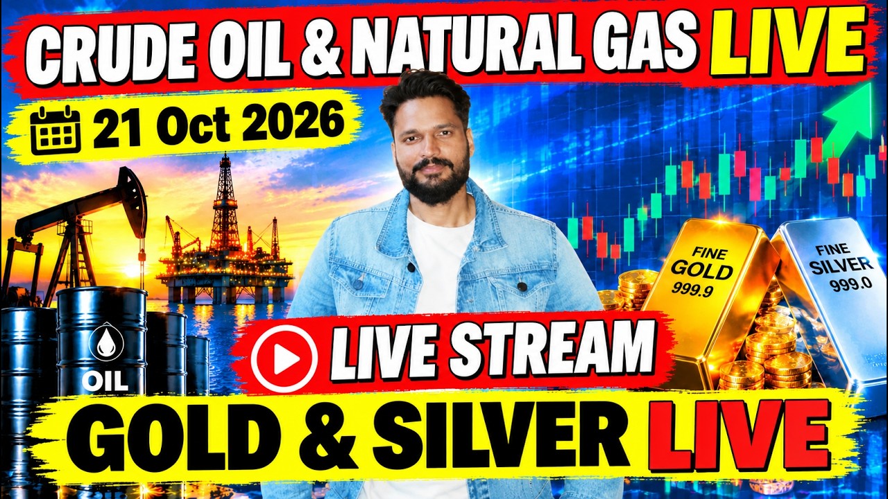 Crude Oil & Natural Gas Live Trading | Gold, Silver & BTC Live Trading | 21 Oct 2026 | Bull vs Bear