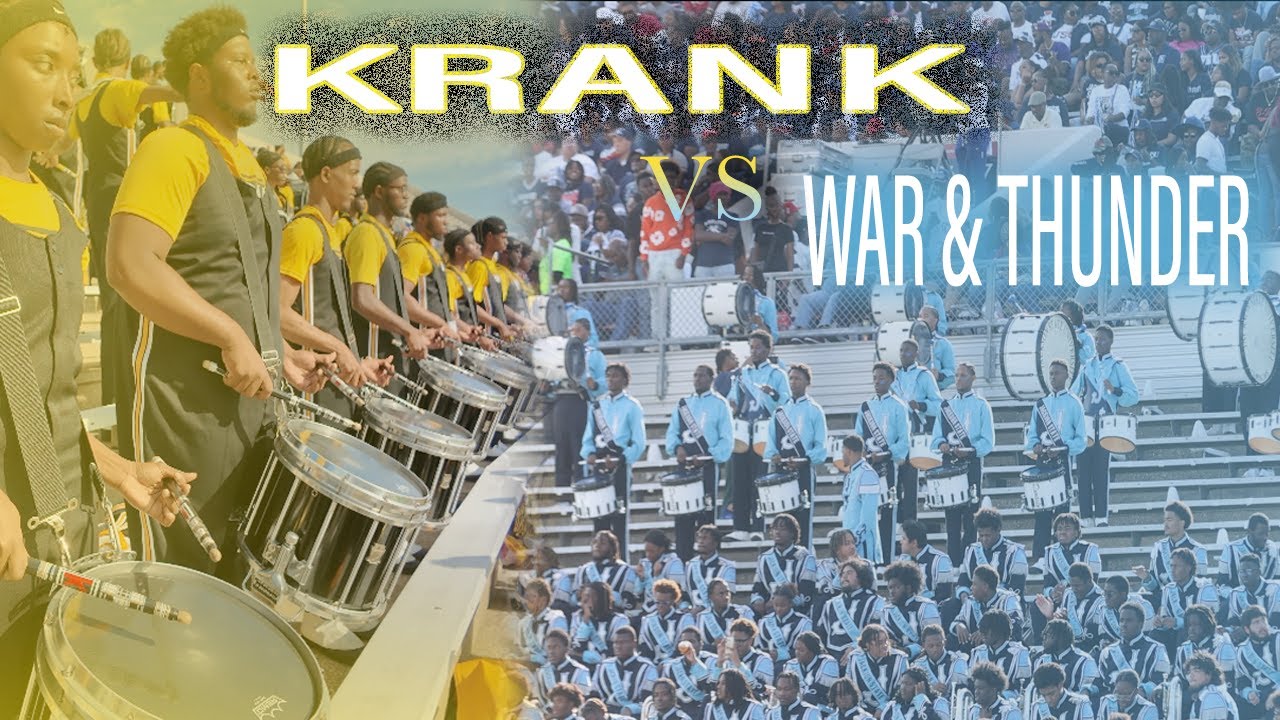 KRANK vs War & Thunder | UAPB vs Jackson State Drumline Battle 2024