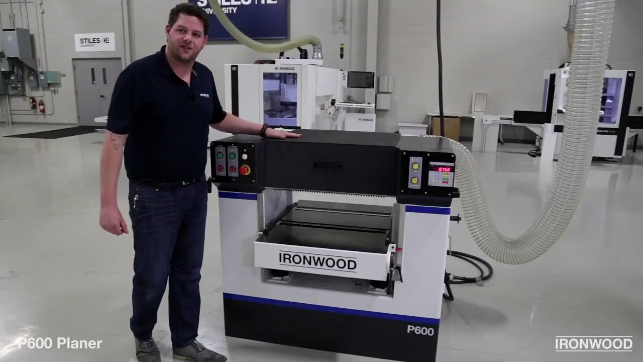 IRONWOOD P600 Kalınlık Makinası | Planer Machine #varolmaktv #makina #machinerychannel