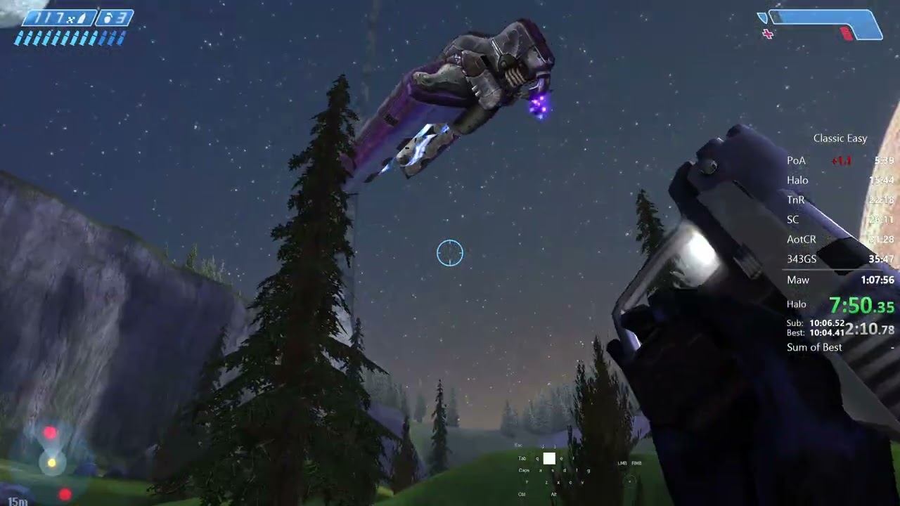 Classic Halo: CE Speedrun in 1:07:25 (WR)