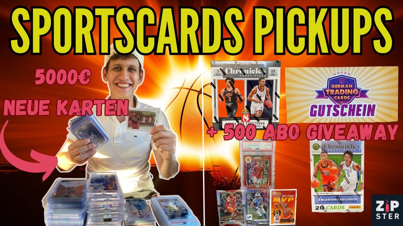 5000€ Sportscards Pickups von der Hamburg Cardshow 🔥🔥🔥 & dickes 500 Abo Giveaway 🍀