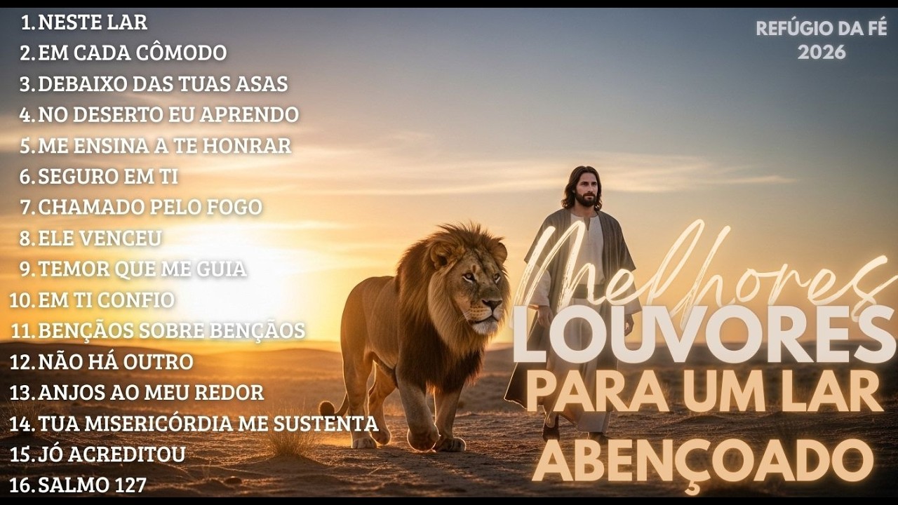 MELHORES LOUVORES Para Um Lar Abençoado, Música Gospel 2026, Hinos Evangélicos, As Mais Tocadas