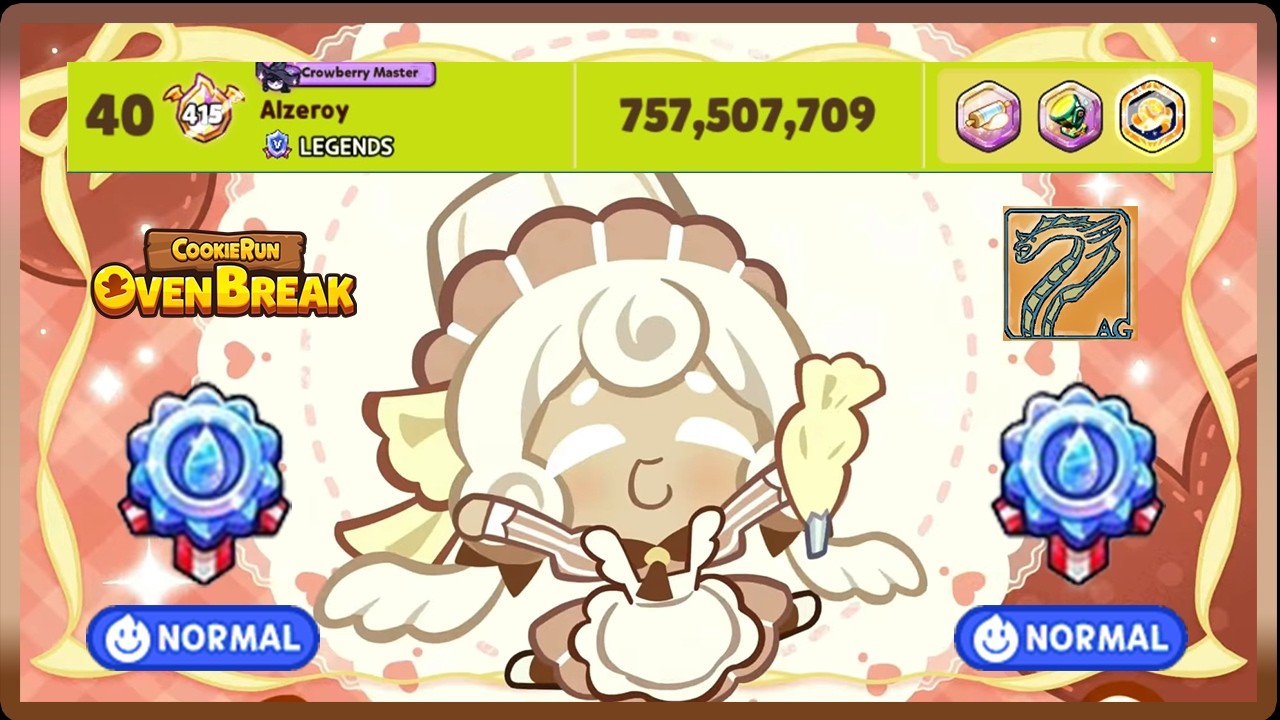 CROB - Reaching TOP 40 in Angel Chiffon Cookie's Trial (Normal Difficulty)